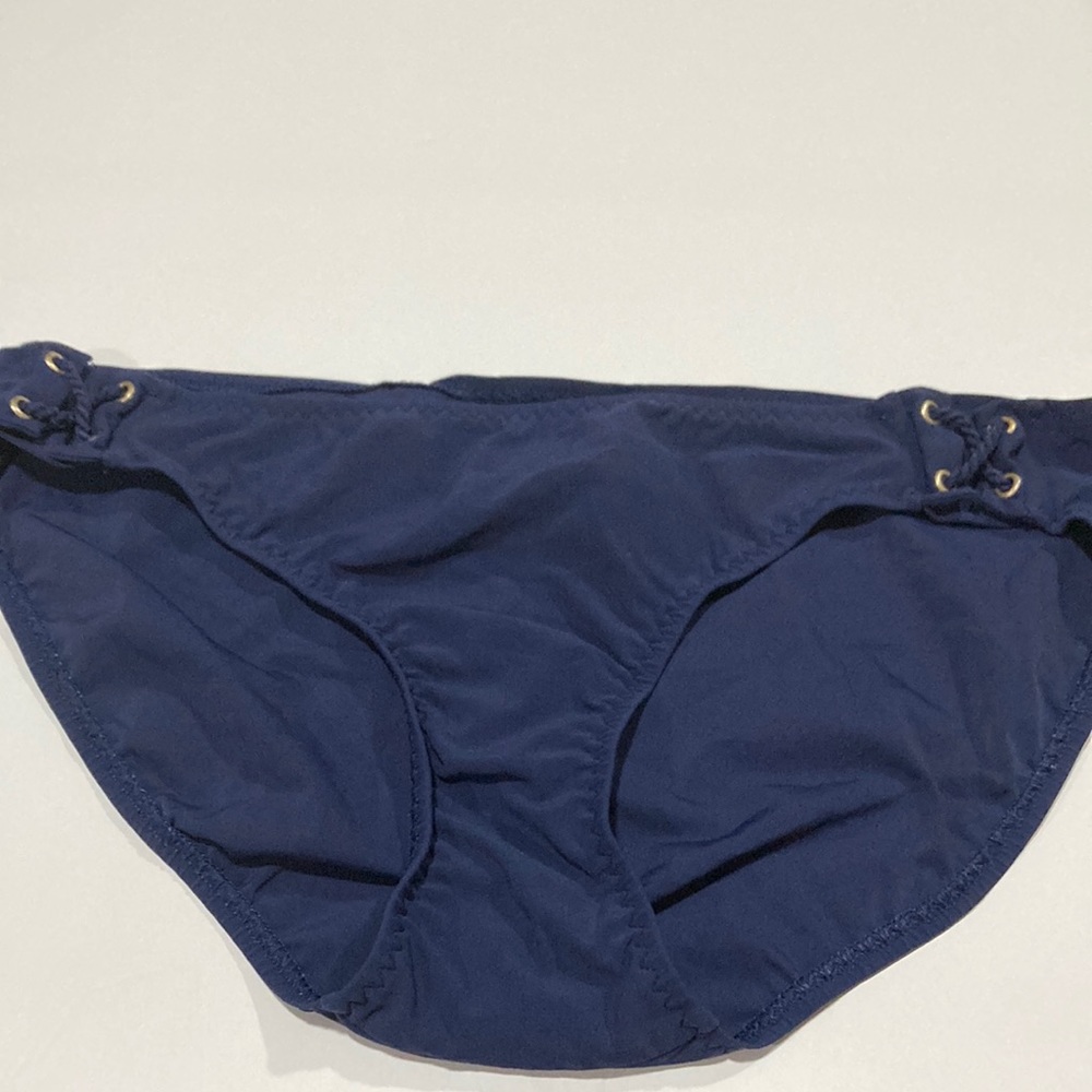 Navy Blue Lands End swim bottom size 10